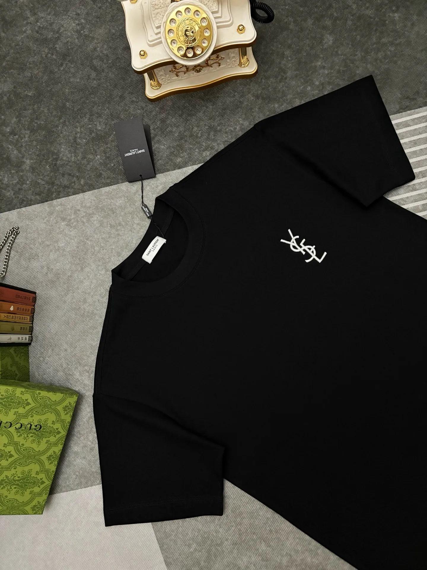 P135💰 YSL T 【YSL ， 】 New Arrival ， Premium Versatile ， Same Style YSL ， T ， ， ， logo logo ！ ， ， ， ， ， ， ， ！！ 300 ， ， 。 ， 。 ， ， ！！ Sizes：S、M、L、XL、XXL